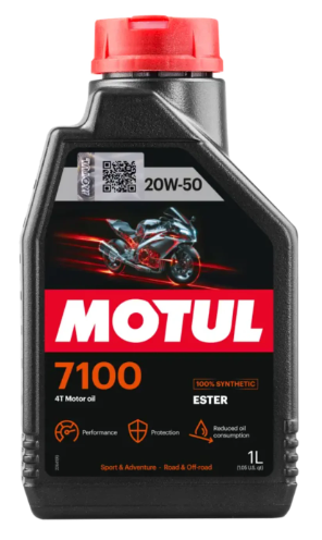 Envase de aceite MOTUL MOTUL 7100 20W50 4T - QT 1LT grado 20W50 - Lubricentro Piloto